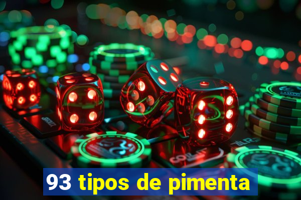 93 tipos de pimenta